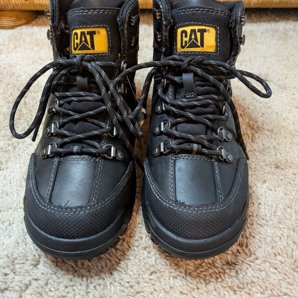 CAT Men's Threshold Waterproof Soft Toe Work Boot - Black - P74129